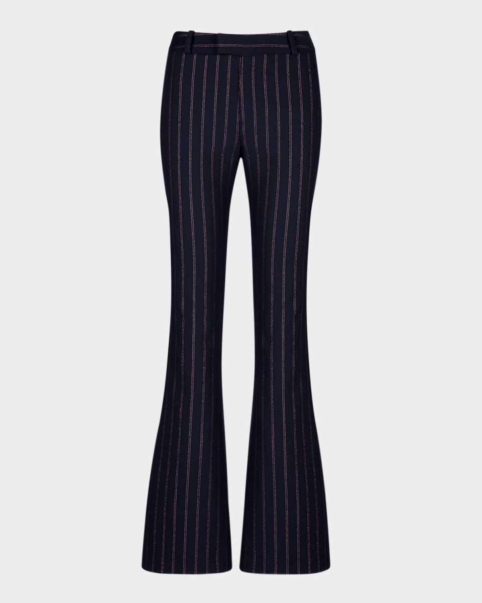 Striped Bootcut Pants